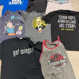 Men’s top bundle! All size large! Used but good condition!